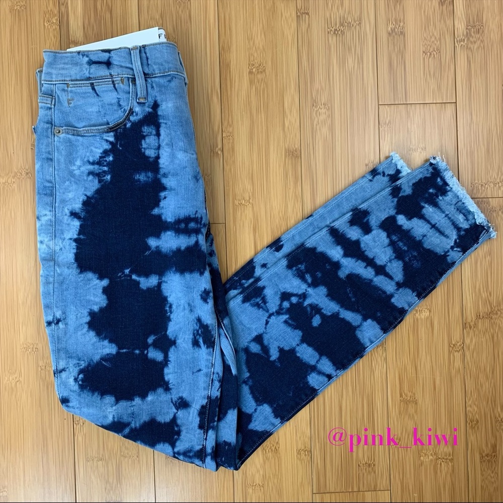 Frame Le High Skinny Raw Hem Jeans